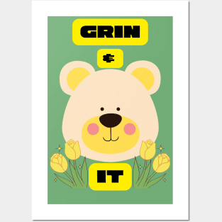 Grin Posters and Art